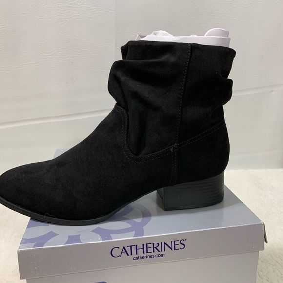 Catherines Shoes Catherines Ortholite Slouch Booties Wide Width
